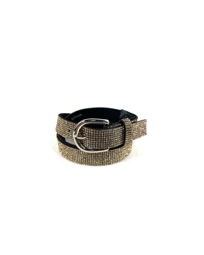 CINTURON STRASS BRILLO COBRE