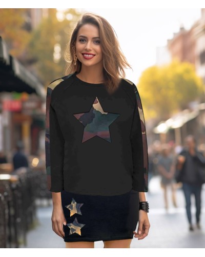 SUDADERA MANA CAMUFLAJE ESTRELLA CAMUFLAJE