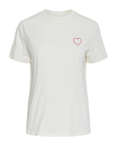 CAMISETA CORAZON BORDADO 