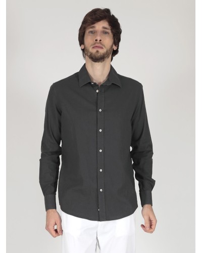 CAMISA LINO AZUL AQUA 